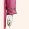 EMBROIDERED DHANAK 2 PIECE SHIRT AND TROUSERS W25-4